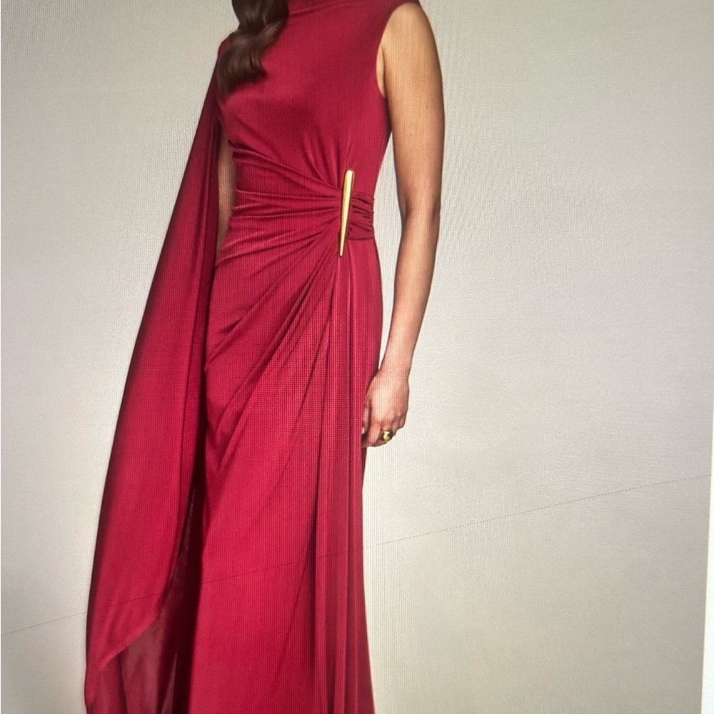 Donna Karan One Shoulder Burgundy Dress
NWT - Picture 2 of 6